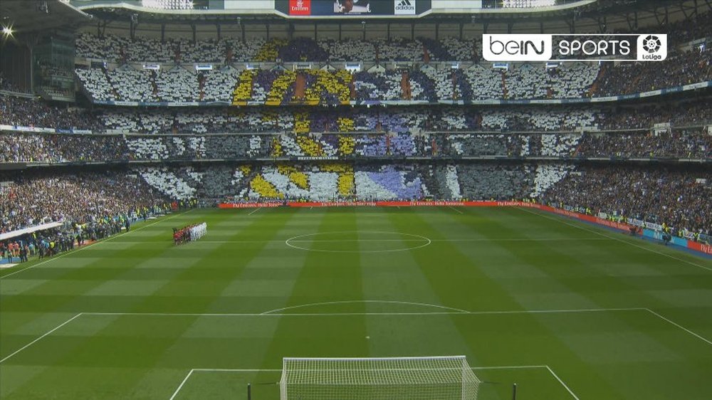 Los blancos presumieron de doblete. Captura/beINSports