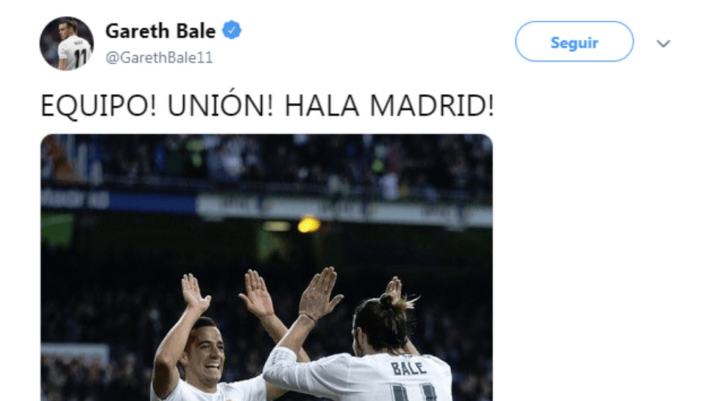 Bale appelle à l'union avant le 'Clasico'