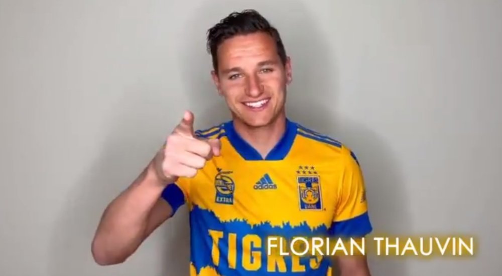 Florian Thauvin deixa a Ligue 1 para jogar no México. Twitter/TigresOficial