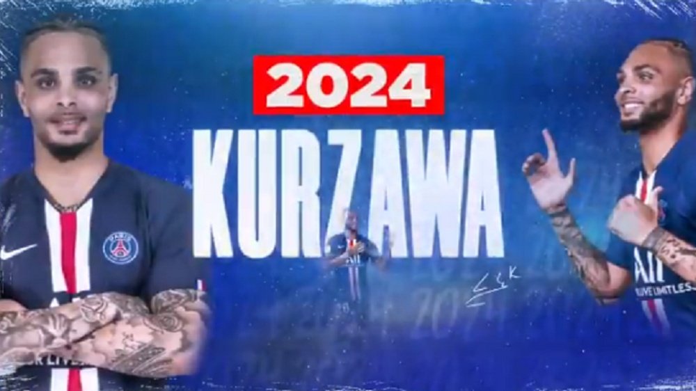 Kurzawa renova com o PSG até 2024. Twitter/PSG_inside