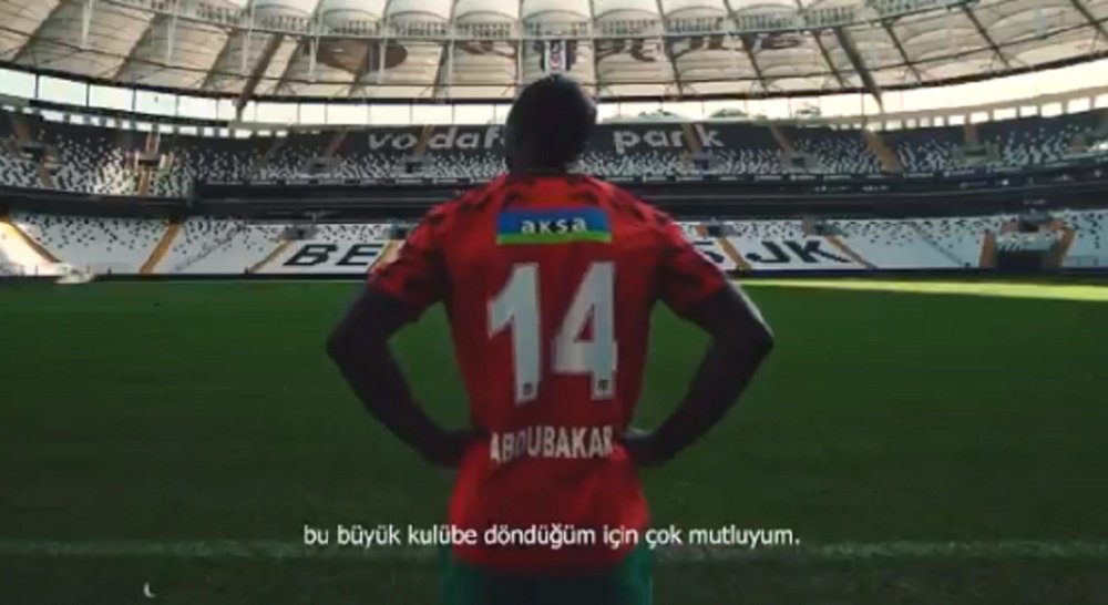 El Besiktas se lleva a Aboubakar. Captura/Besiktas