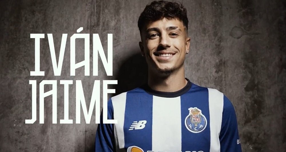 Iván Jaime se compromete con el Oporto para las próximas 5 temporadas. Captura/FCPorto