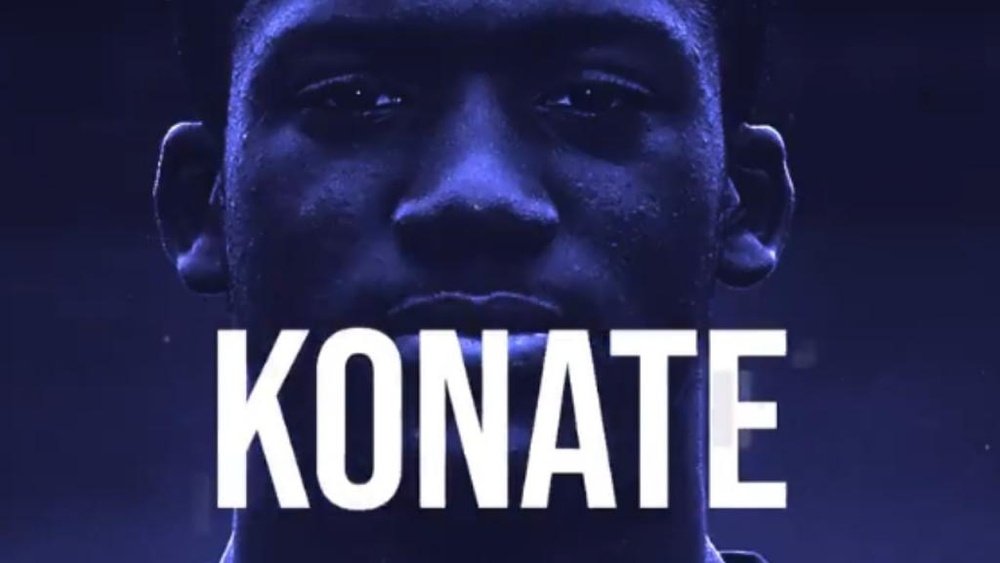 Konate has signed for Liverpool. Captura/LFC