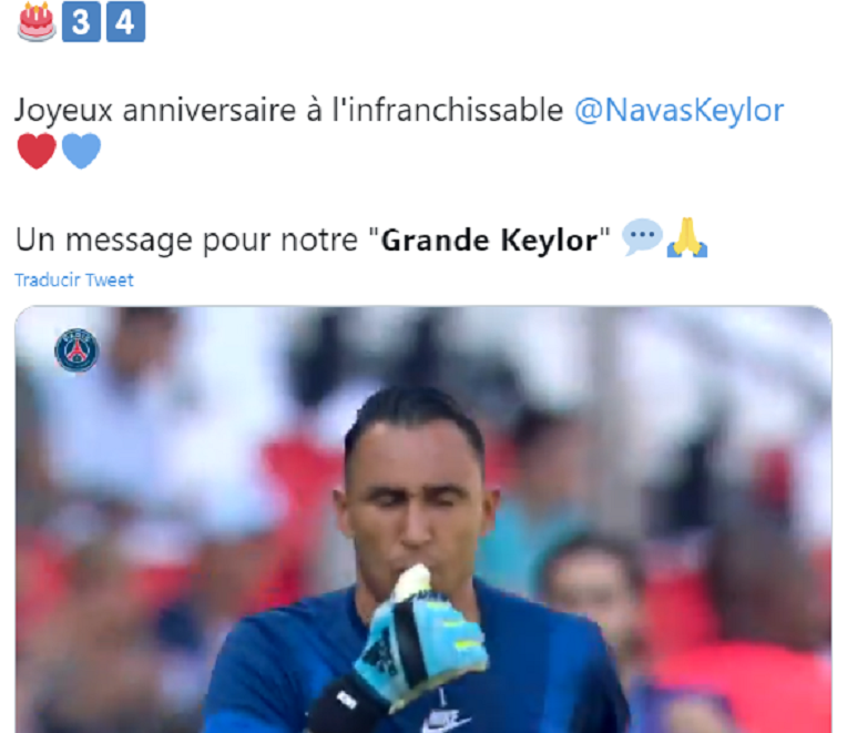 El Emocionante Vídeo Del Psg Para El 34 Cumpleaños De Keylor 