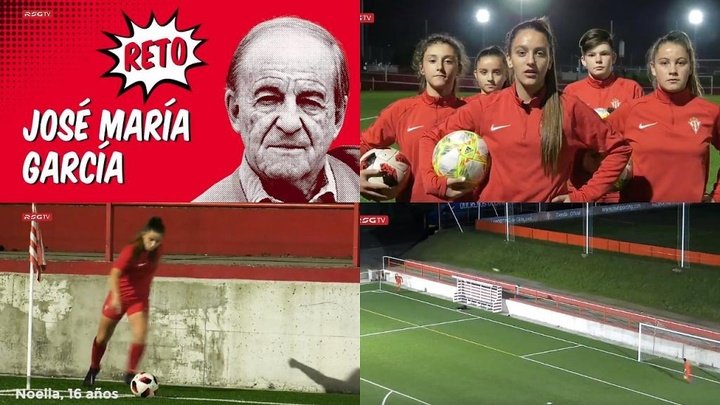 El Sporting crea el #RetoJoséMaríaGarcía con un vídeo viral