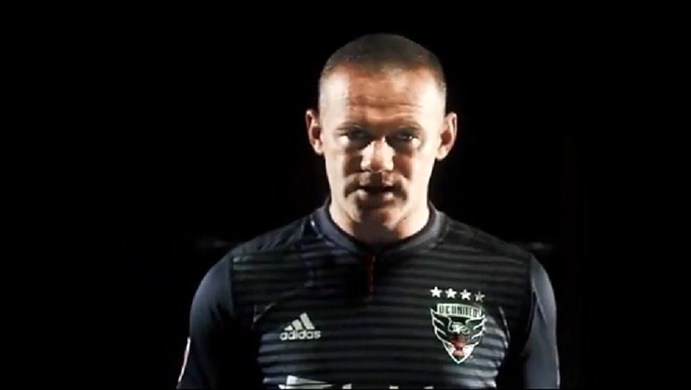 Rooney signe pour DC United. Capture/DCUnited