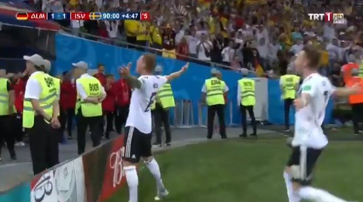 Kroos rescued Germany in the final seconds
