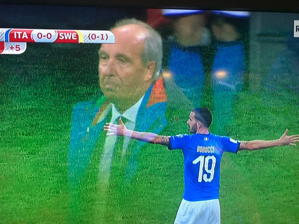 Italia se ha quedado fuera del Mundial de Rusia. RAI