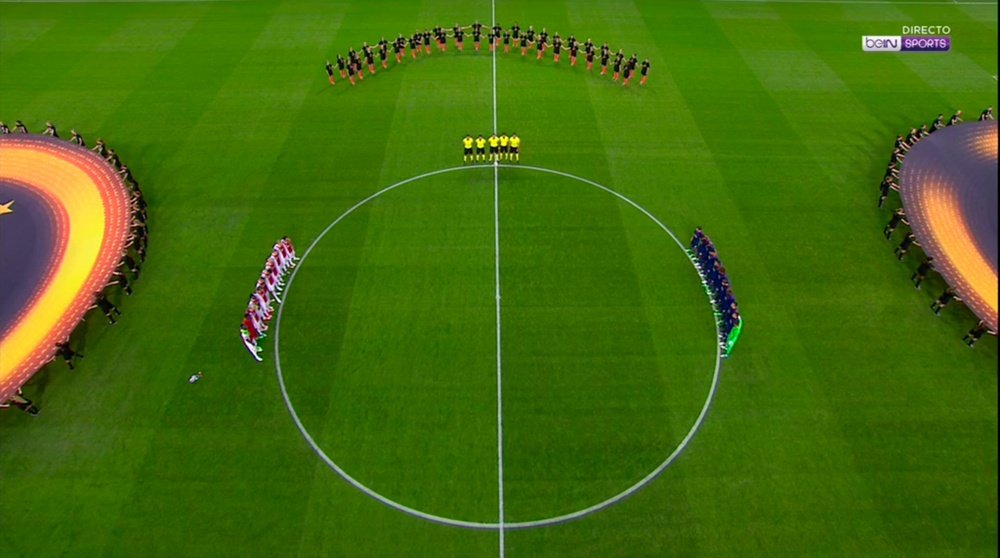 The minute's silence was overwhelming. beINSports