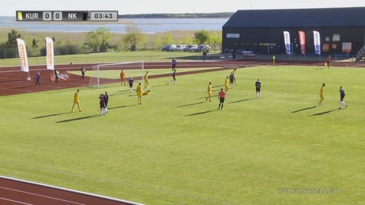 A los cuatro minutos y en propia: así fue el primer gol posparón en Estonia