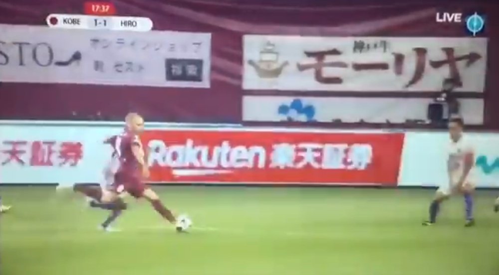 Il secondo goal di Iniesta in Giappone. SportDigital