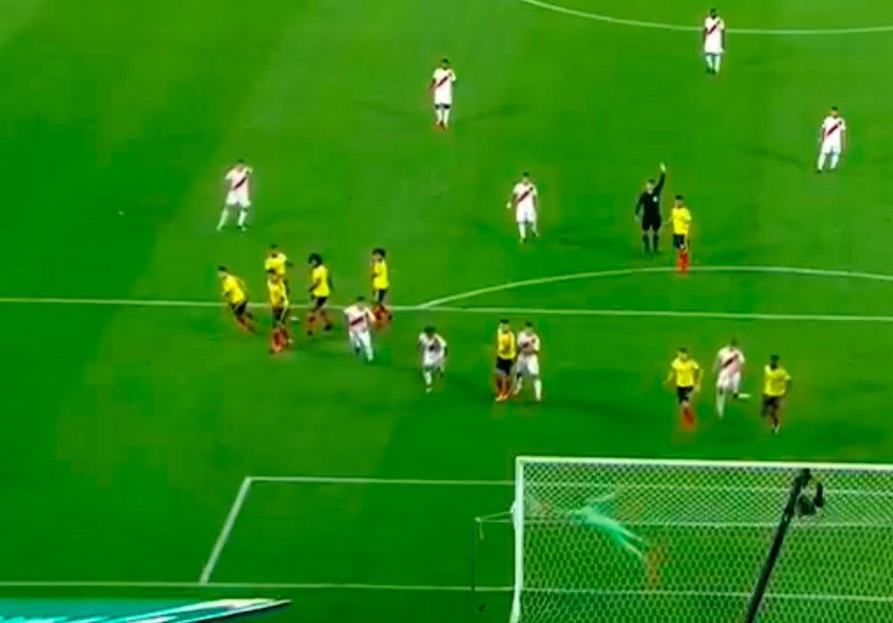 Un año del gol de Paolo Guerrero a Colombia. Captura
