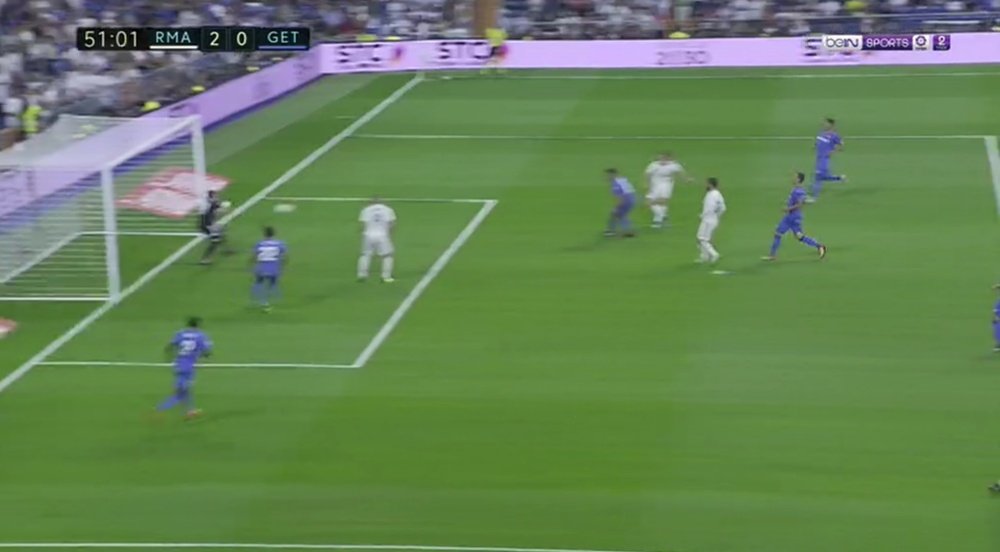 Bale marque le deuxième but. beINSport