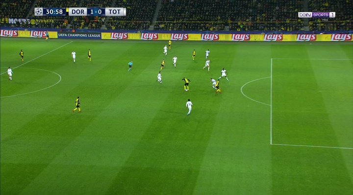 Aubameyang marca para o Dortmund após assistência sublime de Yarmolenko