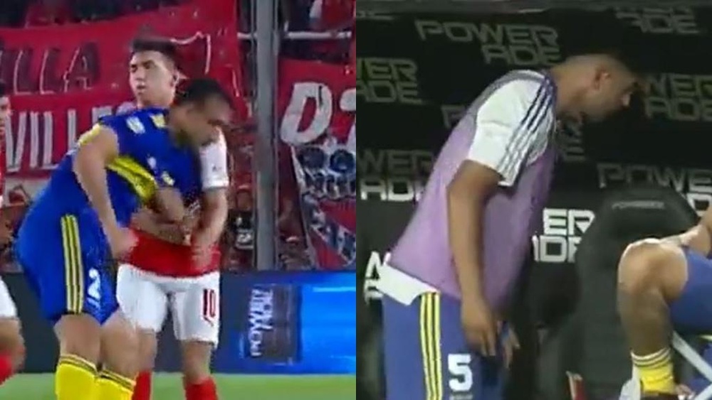 Boca perdió por la mínima ante Independiente. Captura/TNTSports