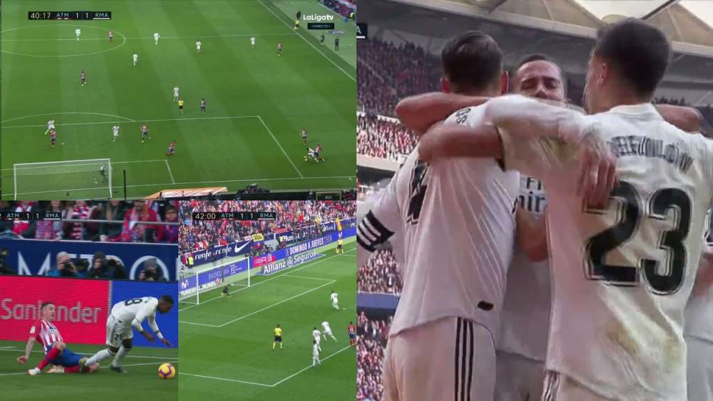 Atlético 1 Madrid 3: VAR en el penalti de Giménez a Vinicius