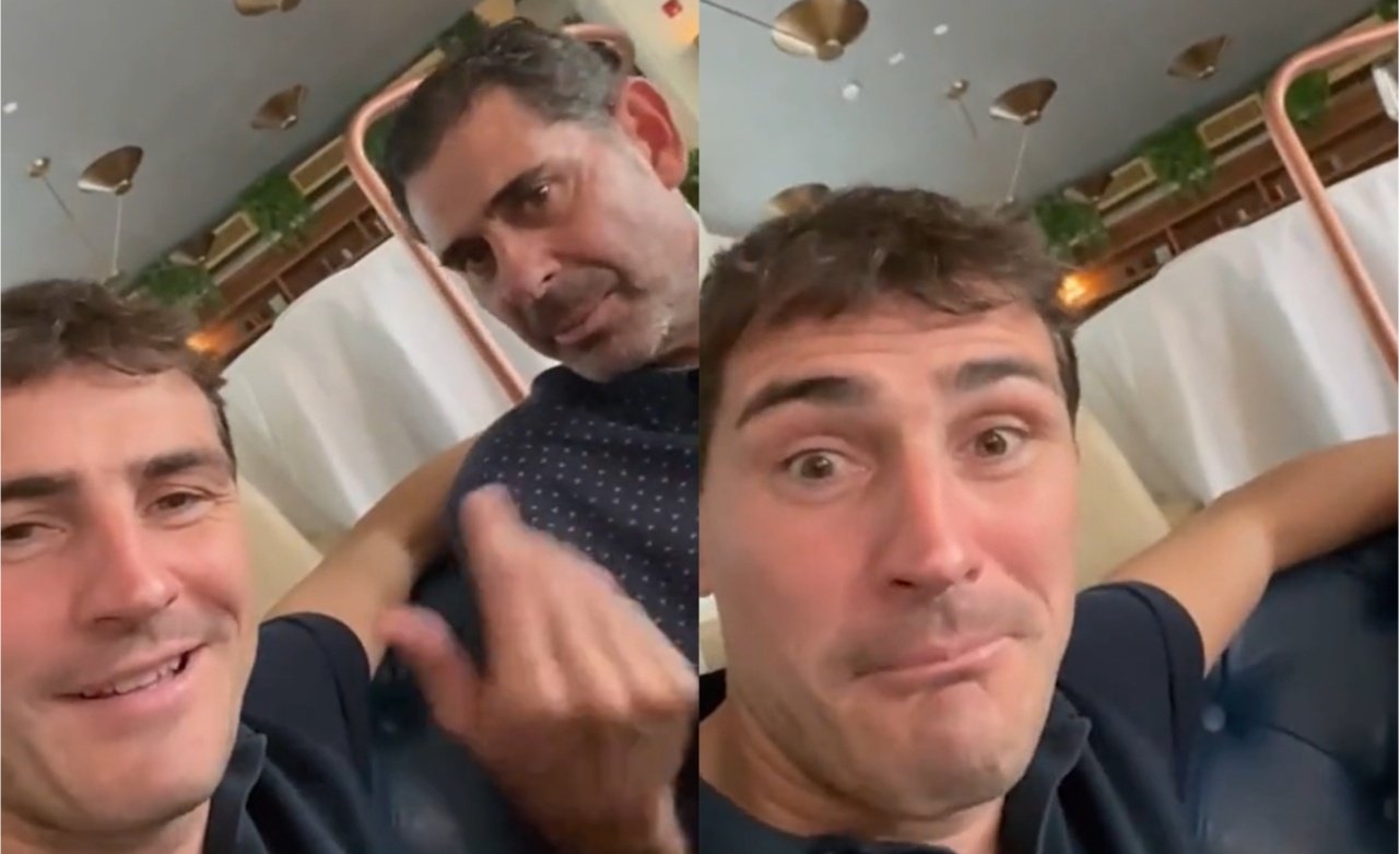 Fernando Hierro hundió a Casillas. Capturas/Instagram/ikercasillas