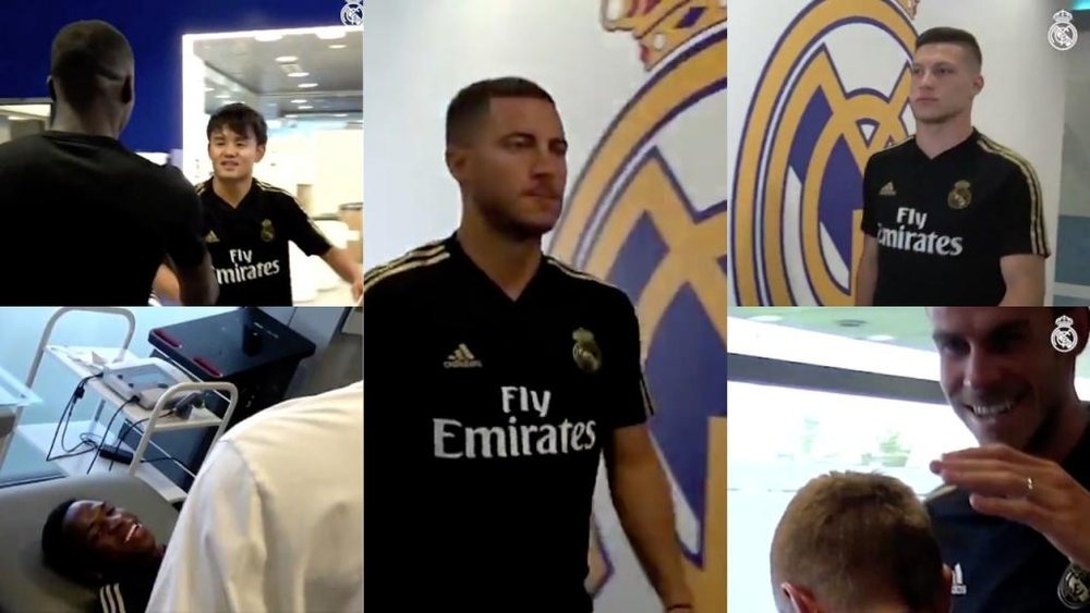 Começou a pré-temporada do Real Madrid. Captura/RealMadrid
