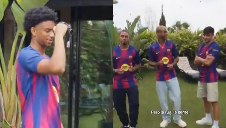 El Barça presenta su nueva camiseta. X/FCBarcelona