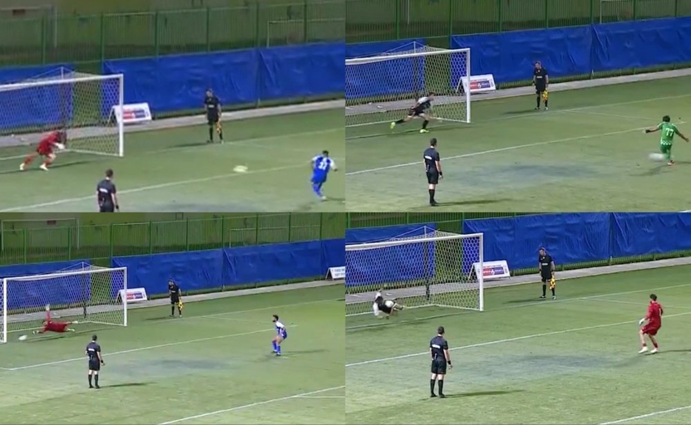 M.S. Dimona beat Shimshon Tel Aviv 23-22 on penalties. Screenshots/Sport5