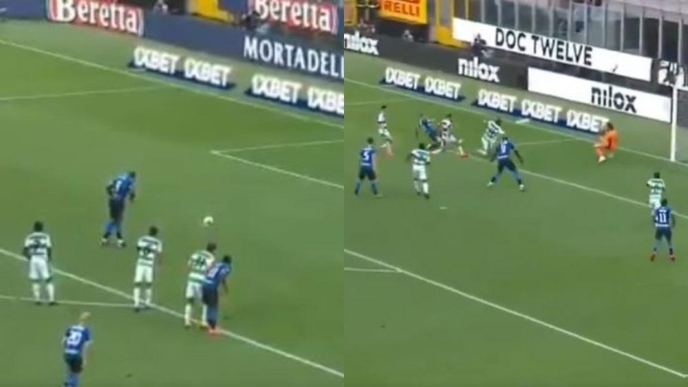 Inter turned it round against Sassuolo. Capturas/Movistar+