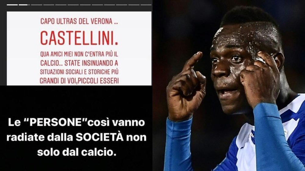 Balotelli volvió a la carga en Instagram. Instagram/MarioBalotelli