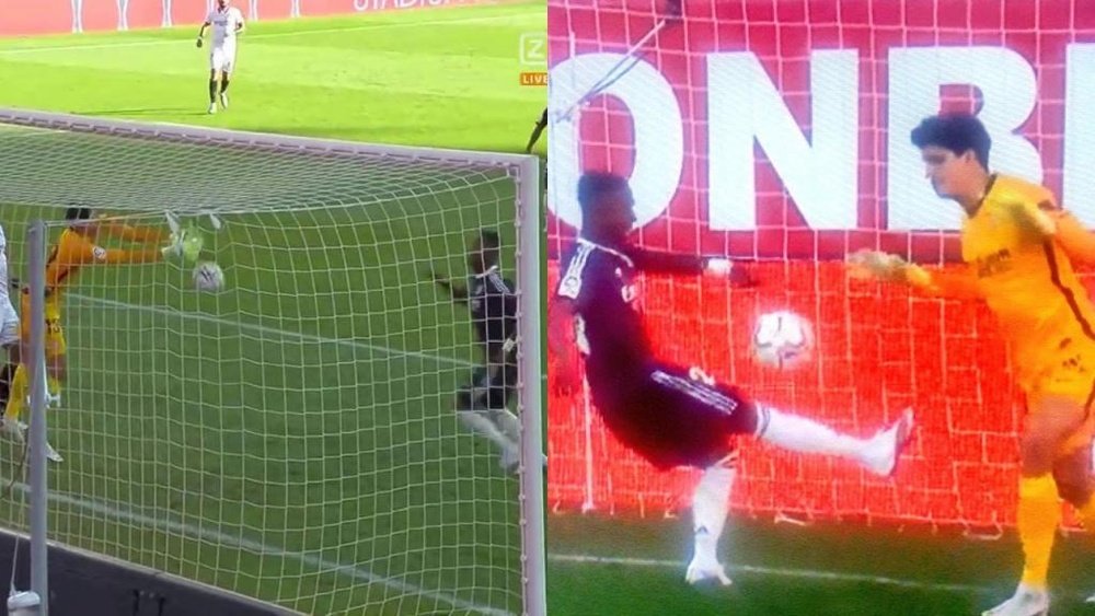 Vinicius had a very clear chance to make it 0-1 Screenshot/MovistarLaLiga