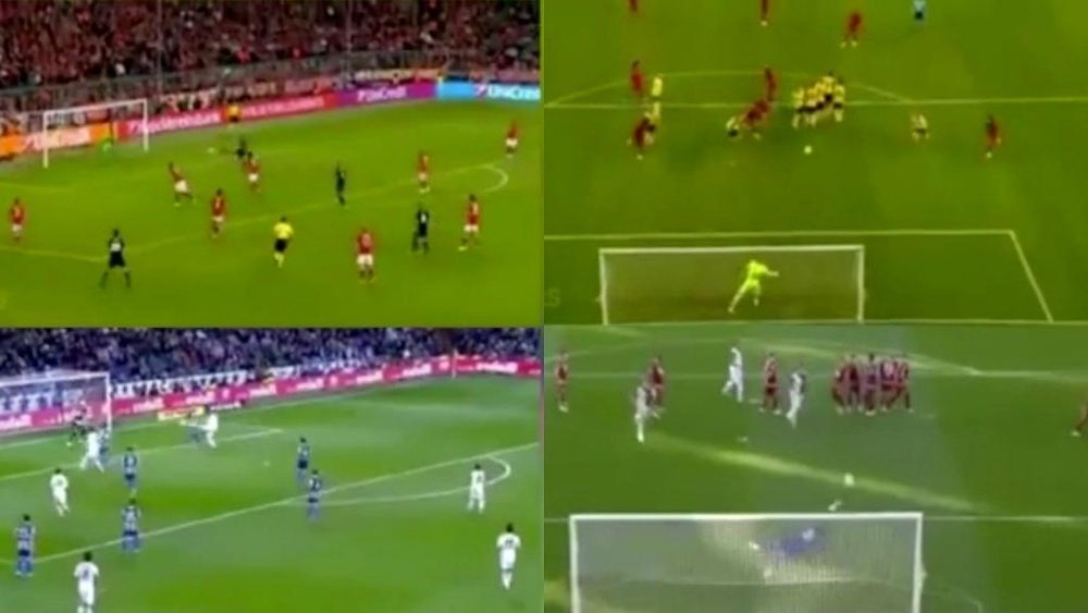 Cristiano calca sus propios goles. Capturas/Movistar/CanalPlus