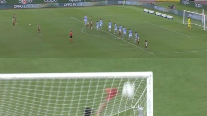 The superb free-kick goal which was disallowed and left many confused