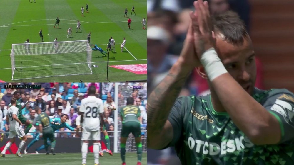 Jesé marcou o segundo golo do Betis frente ao Real Madrid. Captura/beINSports
