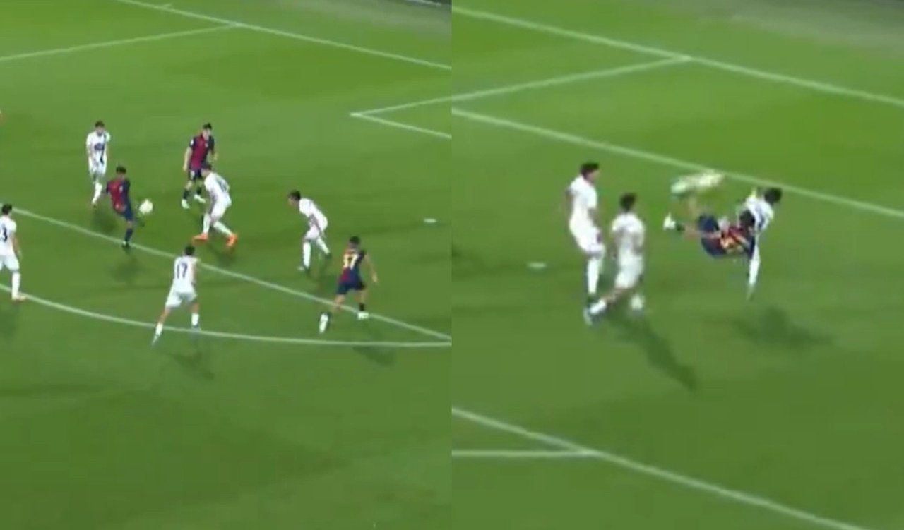 Como en los videojuegos: el golazo de tijera de Toni Fernández