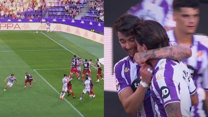 El gol olímpico de Monchu que maravilló al Valladolid