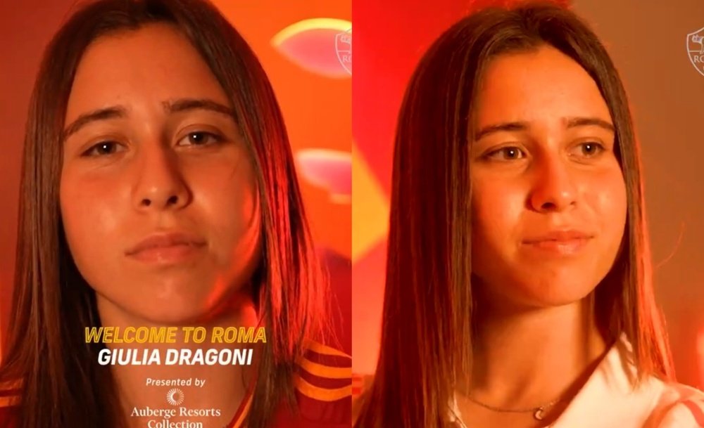 Dragoni se va cedida a la Roma. Capturas/ASRoma