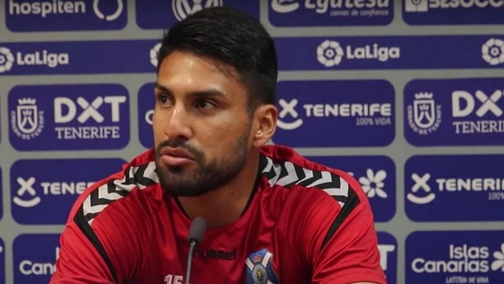 Mauro dos Santos puso fin a su etapa en el Tenerife. YouTube/CDTenerife