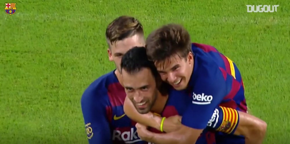 Busquets abrió el marcador. DUGOUT