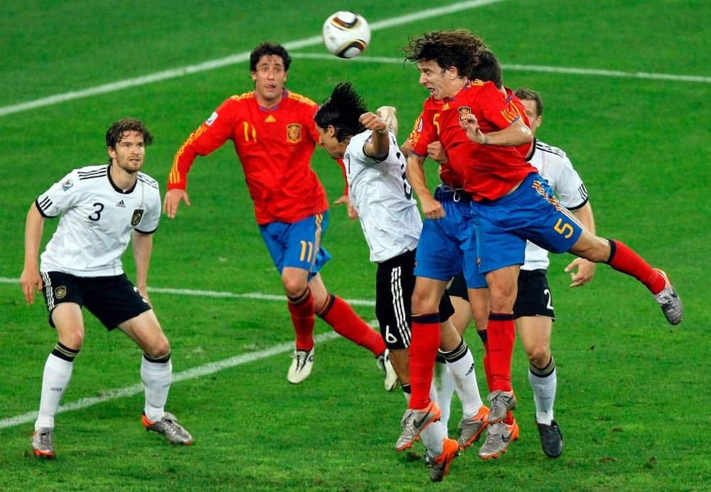 Del Bosque explained Puyol's header. EFE