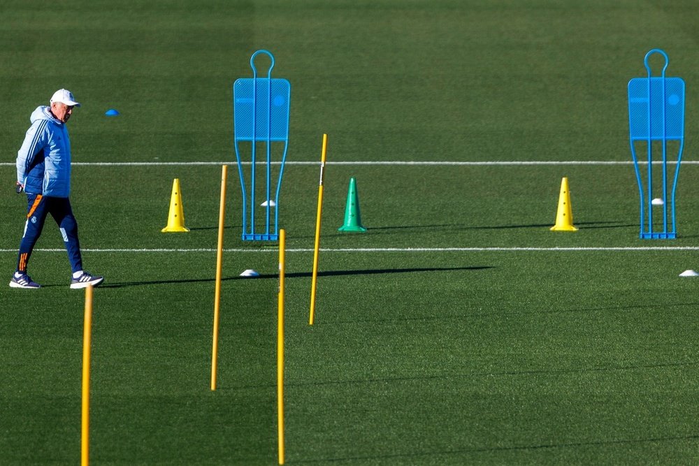 Ancelotti recovered Mbappe, Bellingham and Valverde. EFE