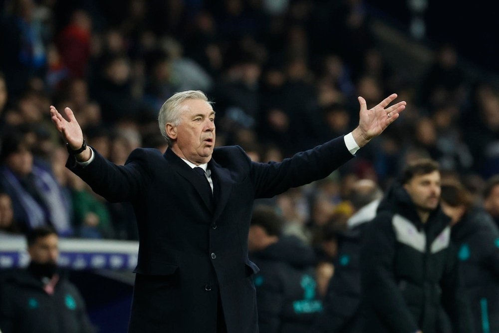 Carlo Ancelotti aurait pu diriger le Brésil. EFE/Toni Albir