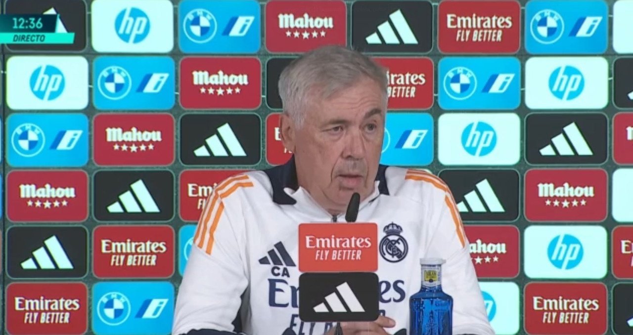 Ancelotti espera que los jugadores logren su misión y se mire más por ellos. Captura/RealMadridTV