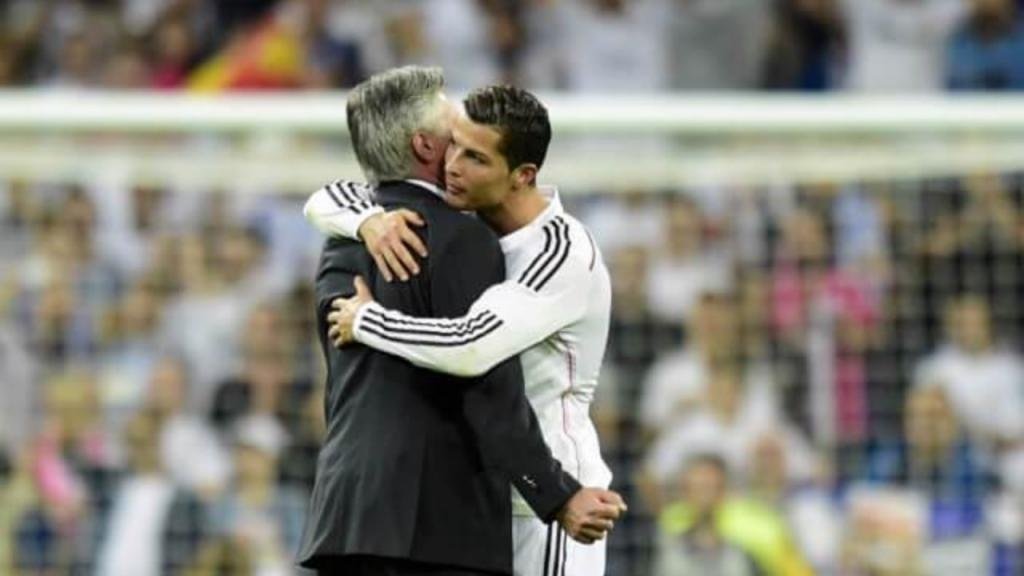 Madrid's Carlo Ancelotti spoke about Cristiano Ronaldo. AFP