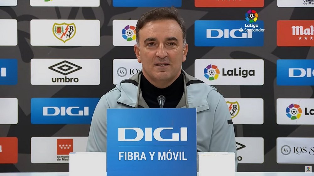 Carvalhal habló del punto cosechado ante el Rayo. YouTube/LaLiga