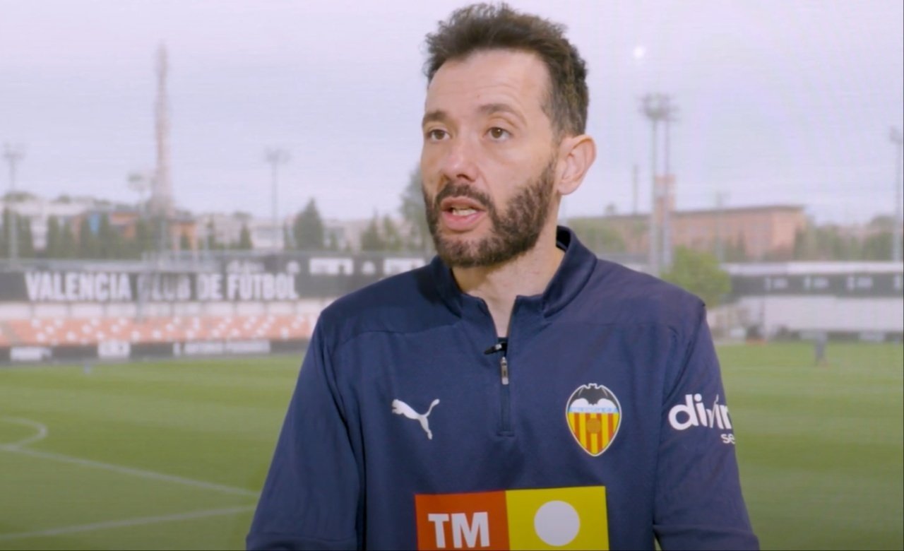 Corberán habló del posible debut de Sadiq. Captura/ValenciaCF