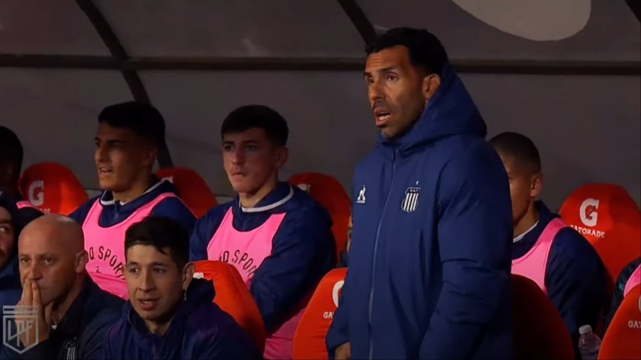 Tévez arrancó con derrota su andadura en Talleres. Youtube/LPF