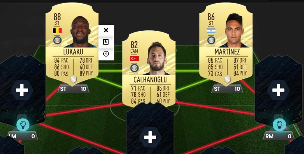 Carta de Hakan Çalhanoğlu en FIFA 22 (predicción). FUTBIN