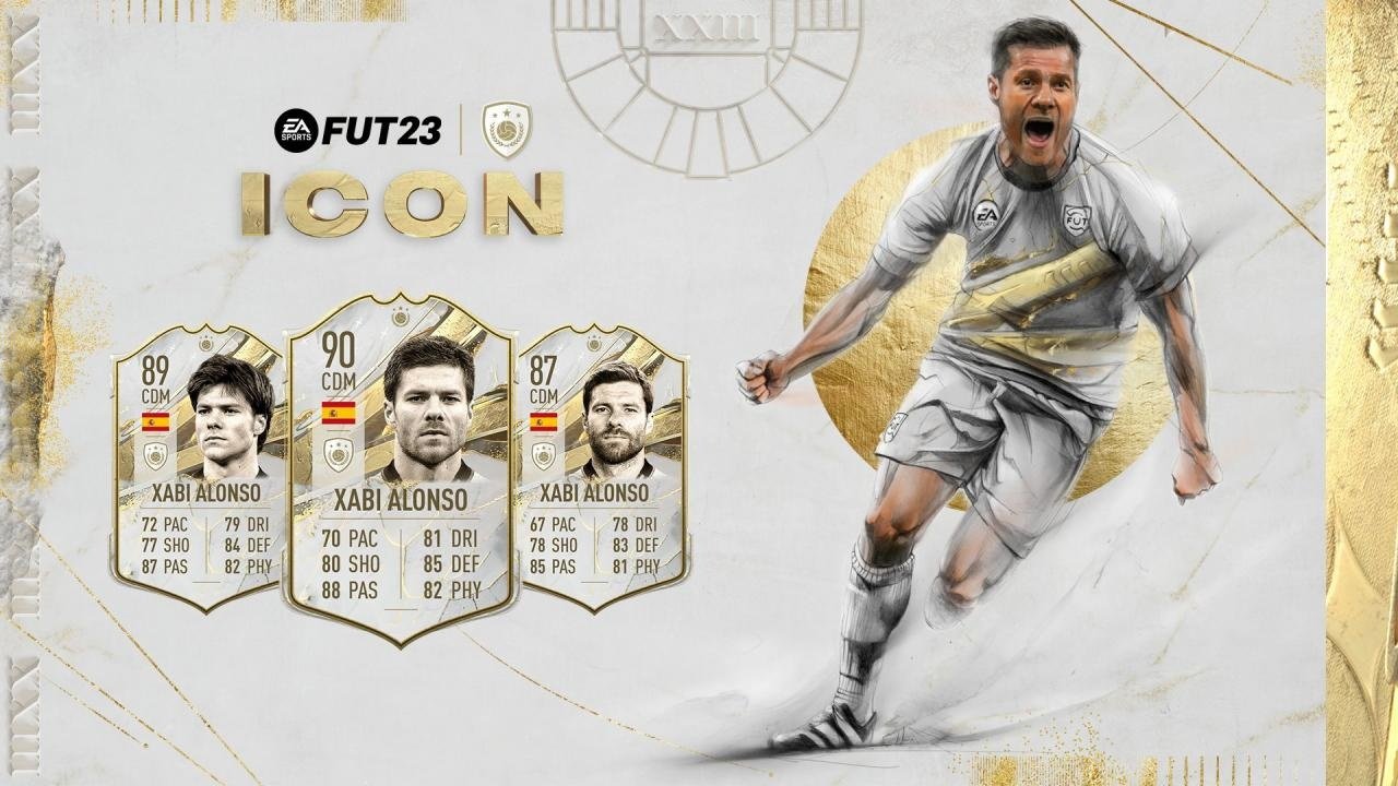 Cartas oficiales de Xabi Alonso en FIFA 23. Twitter/EASPORTSEsp