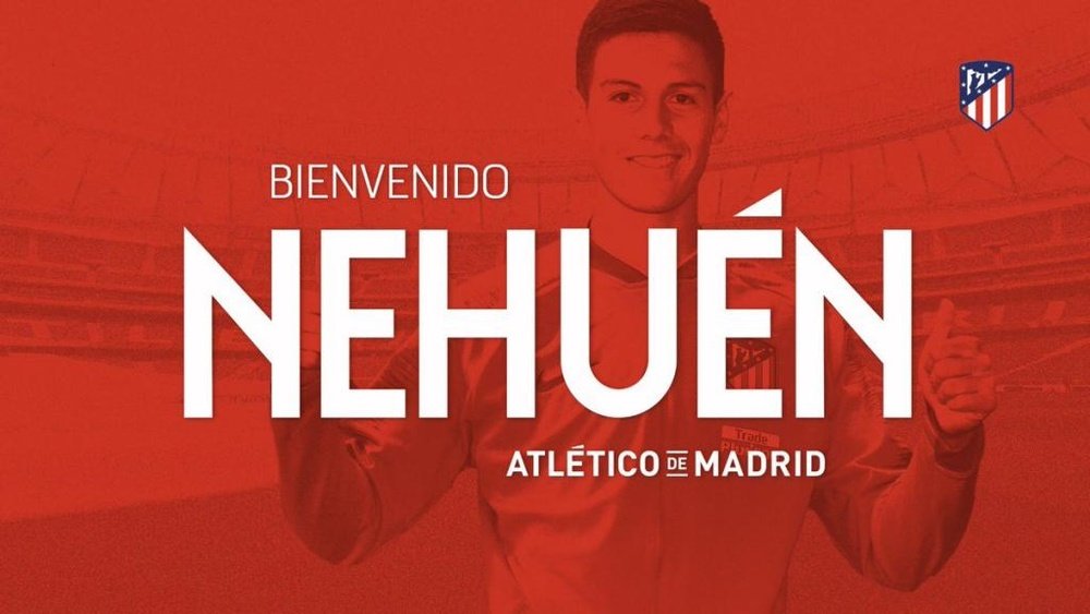 Nehuén répondra sous les ordres de Simeone. Twitter/Atleti