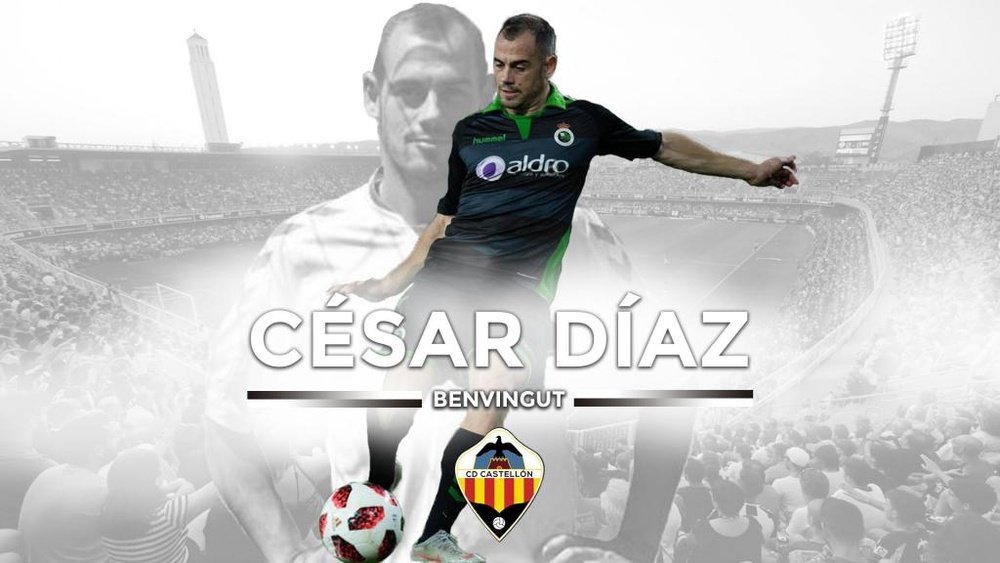 Cesar Castelin El Castellón ficha al delantero César Díaz