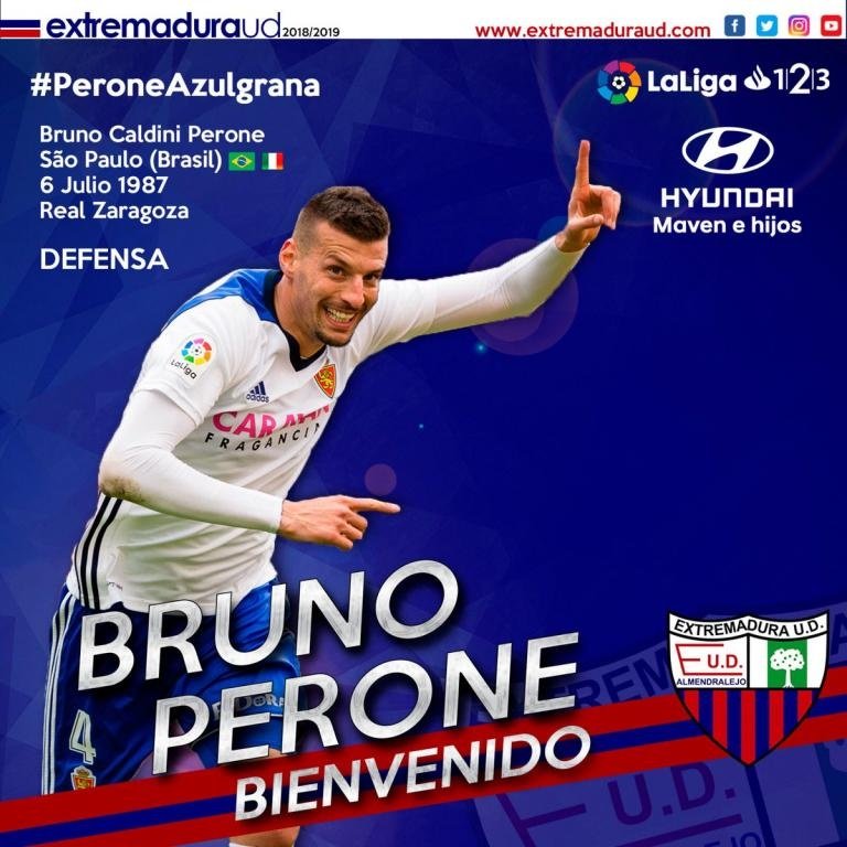 Bruno Perone se va cedido al Extremadura