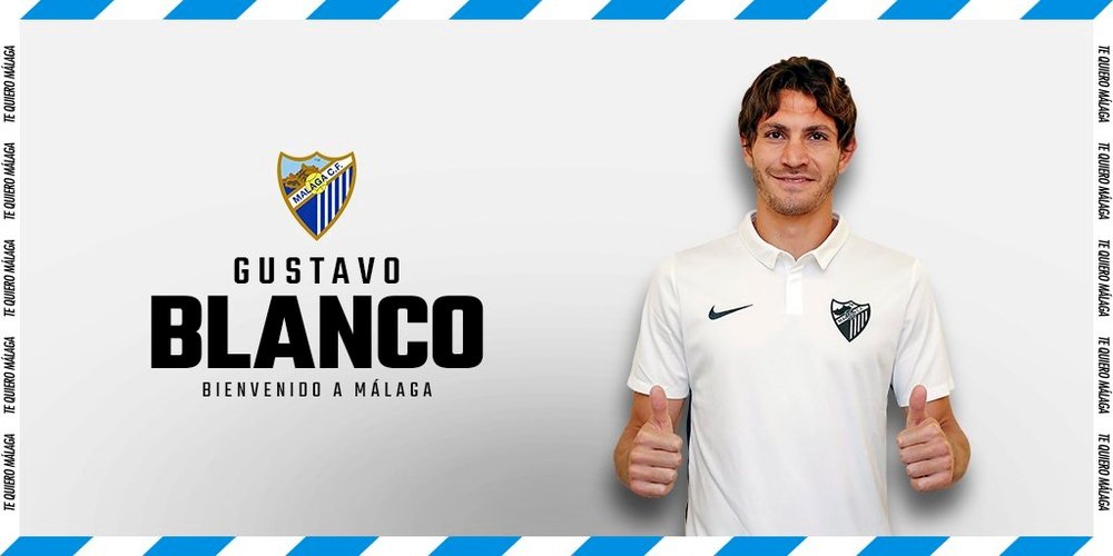 Gustavo Blanco, nuevo jugador del Málaga. MálagaCF