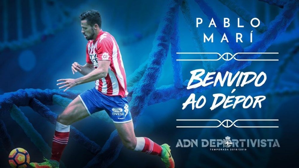 Pablo Marí ya es del Deportivo. RCDeportivo